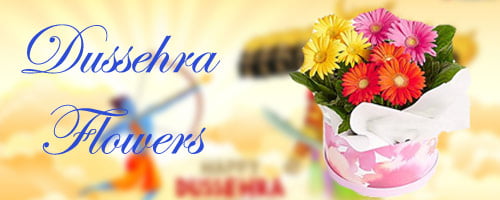 Dussehra Flowers to India