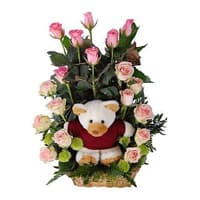 Pink Flower Delivery in India