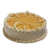 Online Cake Shop in India to send 500 gm Butter Scotch Cake
