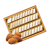 Buy Gifts Delivery in India : 500gm Badam Burfi